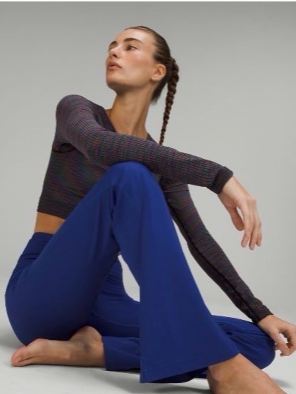 lululemon Groove Super-High-Rise Flared Pant *Nulu Blue size 4